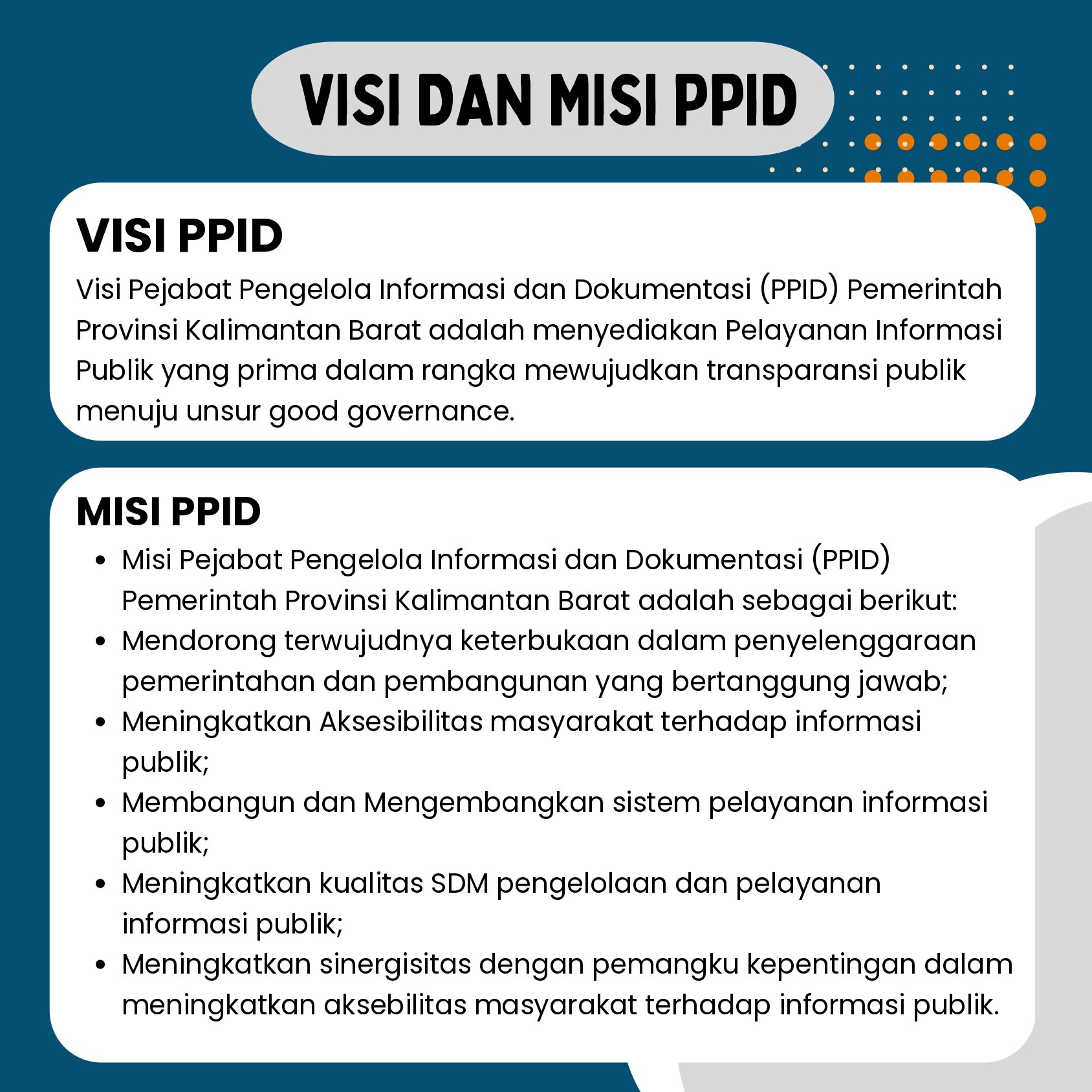 I4 VISI DAN MISI PPID
