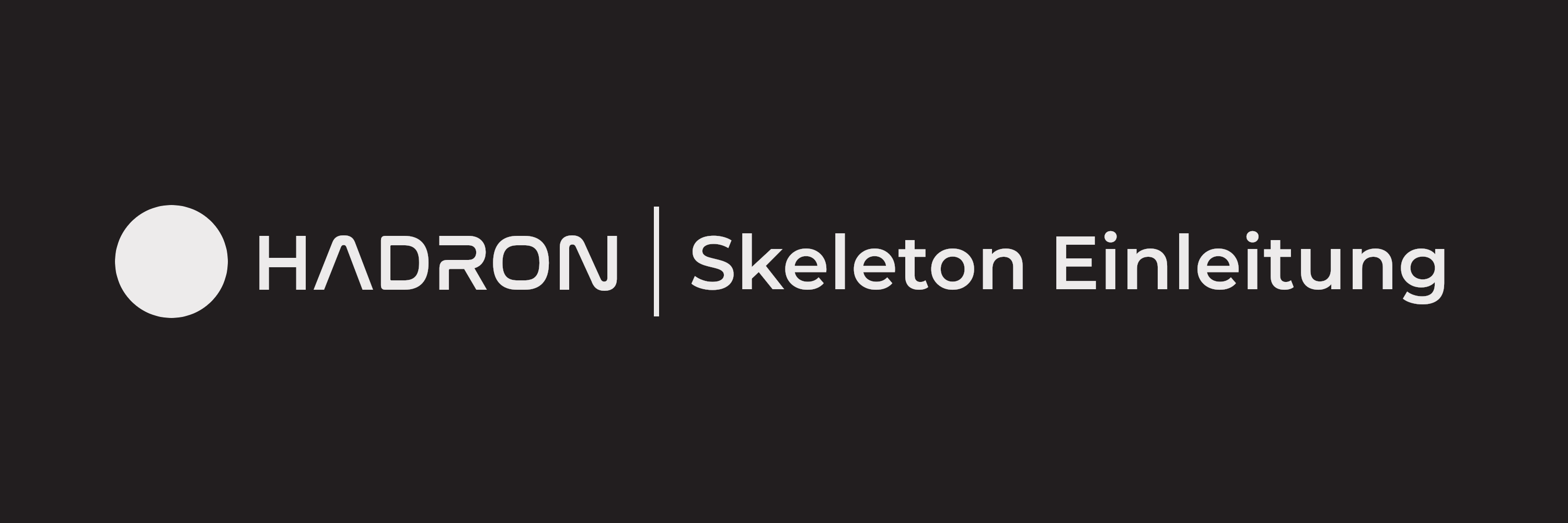 Einleitung | Hadron Skeleton
